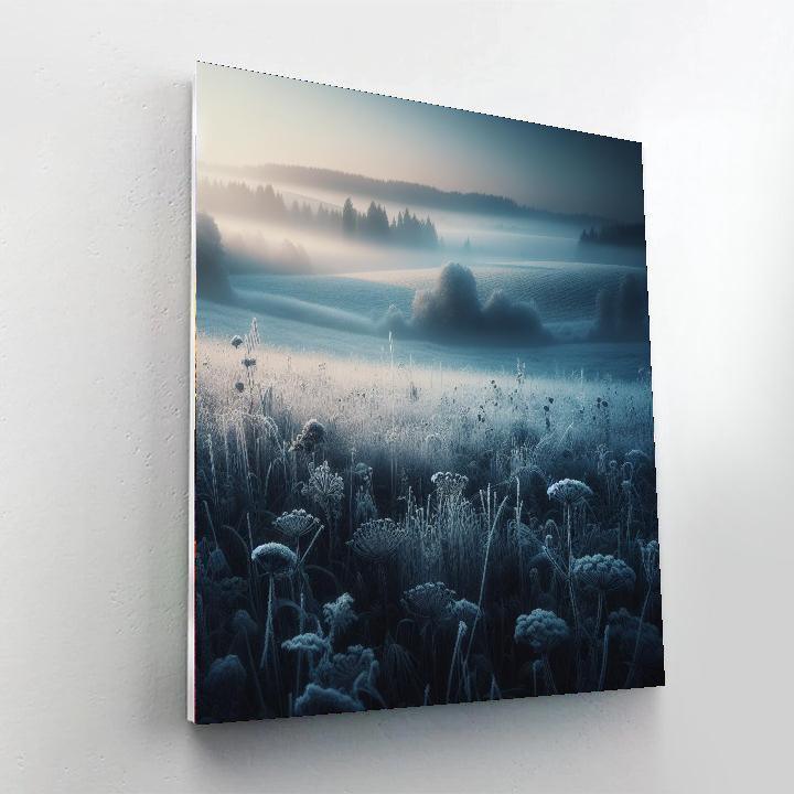 Frosty Morning Serenity DIY Paint By Numbers