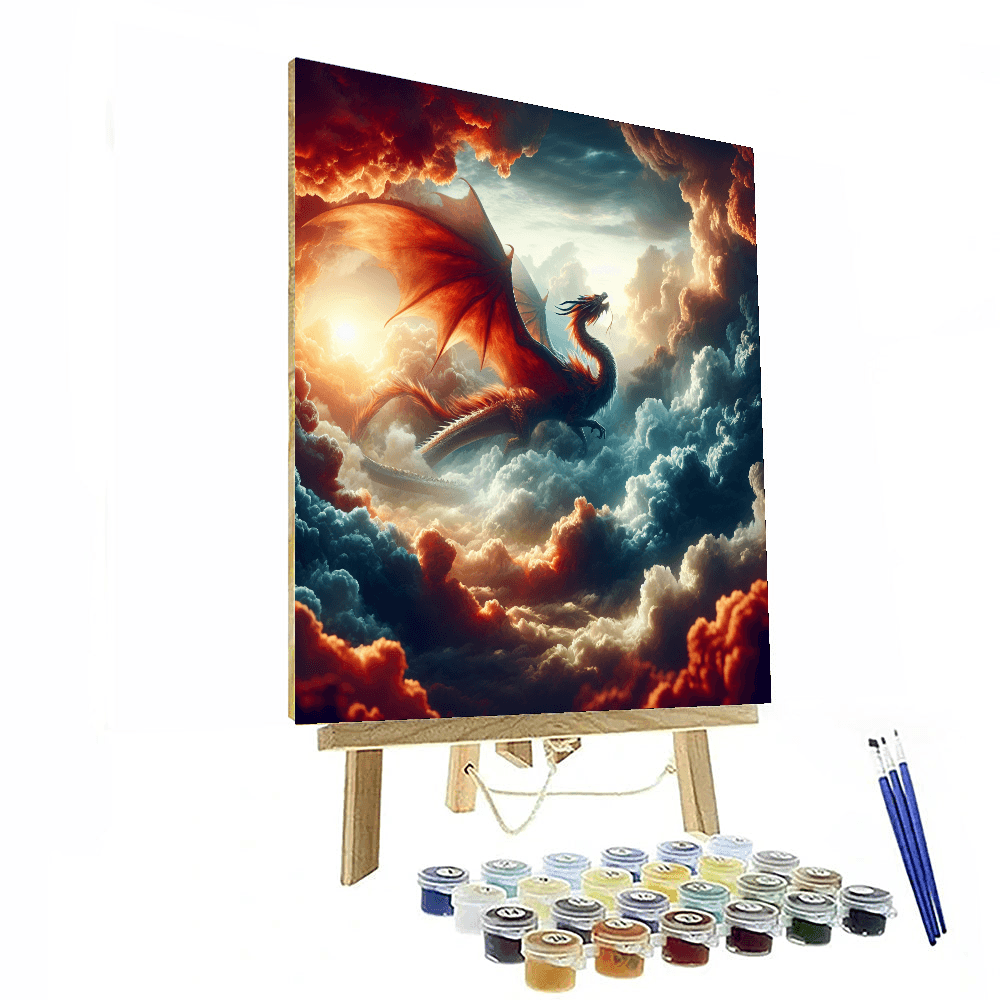 Dragon's Flight Paint By Numbers