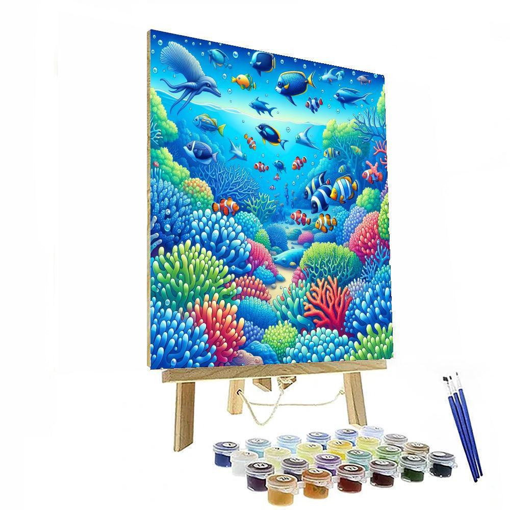 Playful Underwater Expedition - DIY Painting By Numbers Kit – Artistry Rack