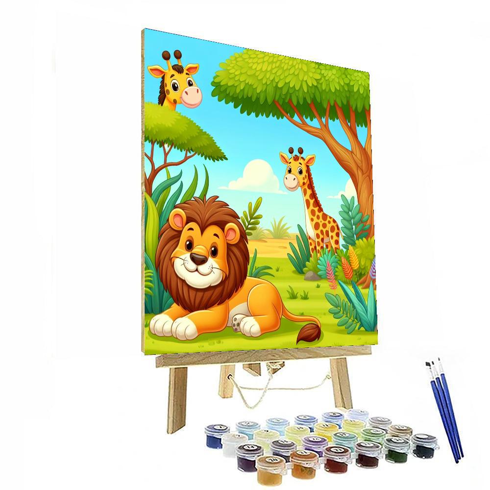 Creative Safari Adventure Numbered Painting Kits