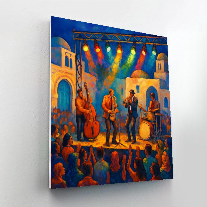 Tunis International Jazz Festival Paint By Numbers Art
