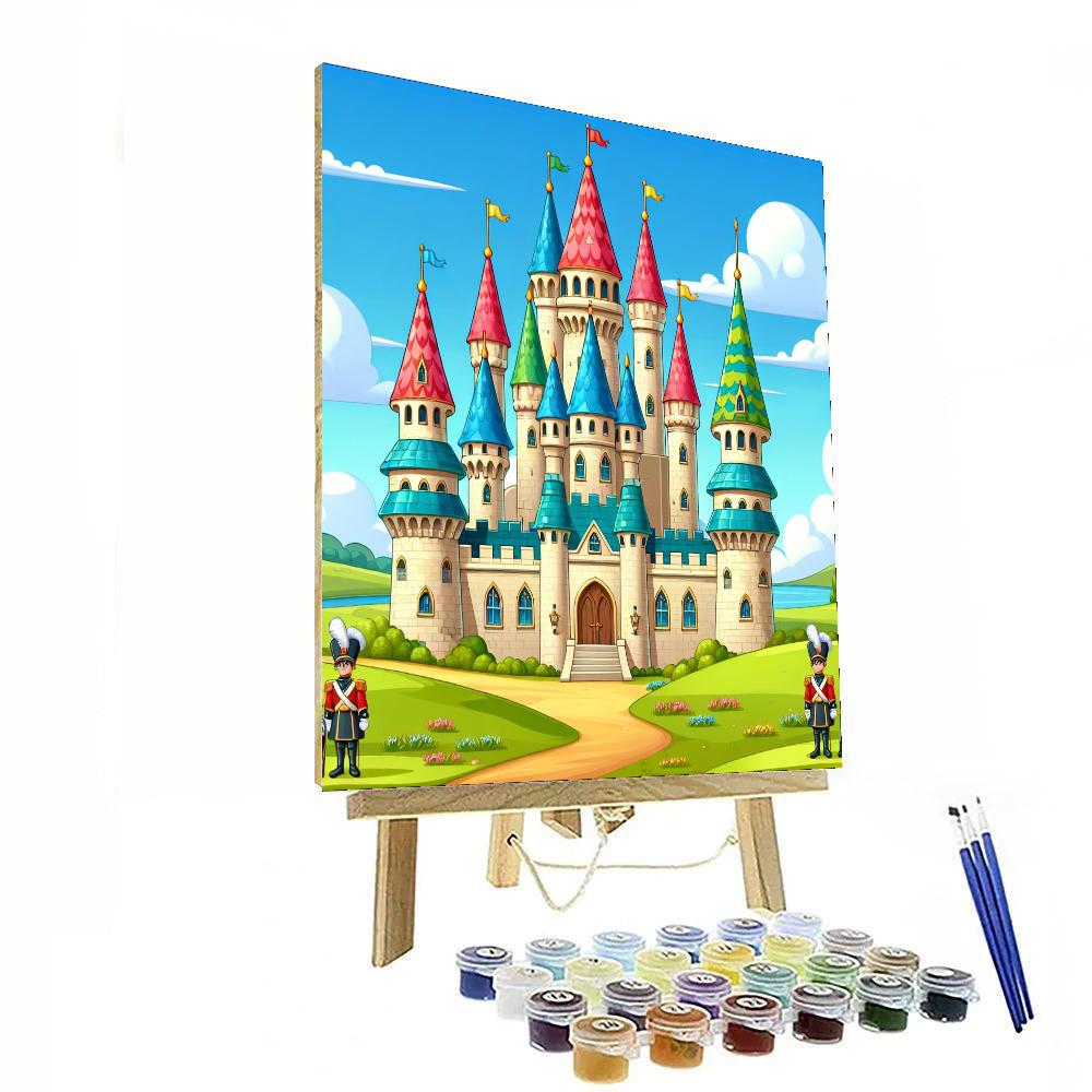 Royal Castle Fantasy Paint By Numbers Art