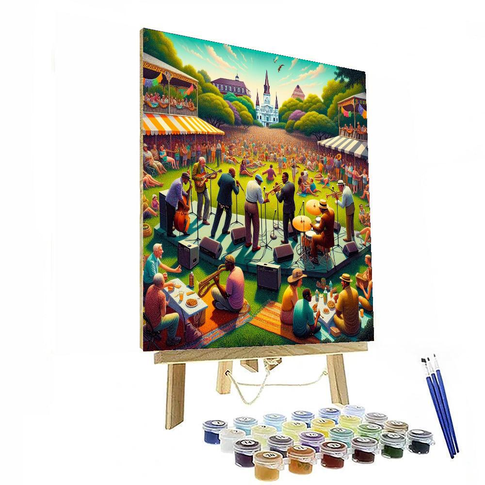 Jazz In The Park - United States Paint By Numbers Art