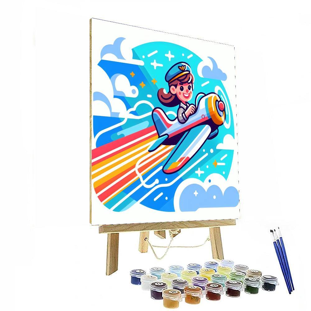 Sky Adventure Tour Paint By Color