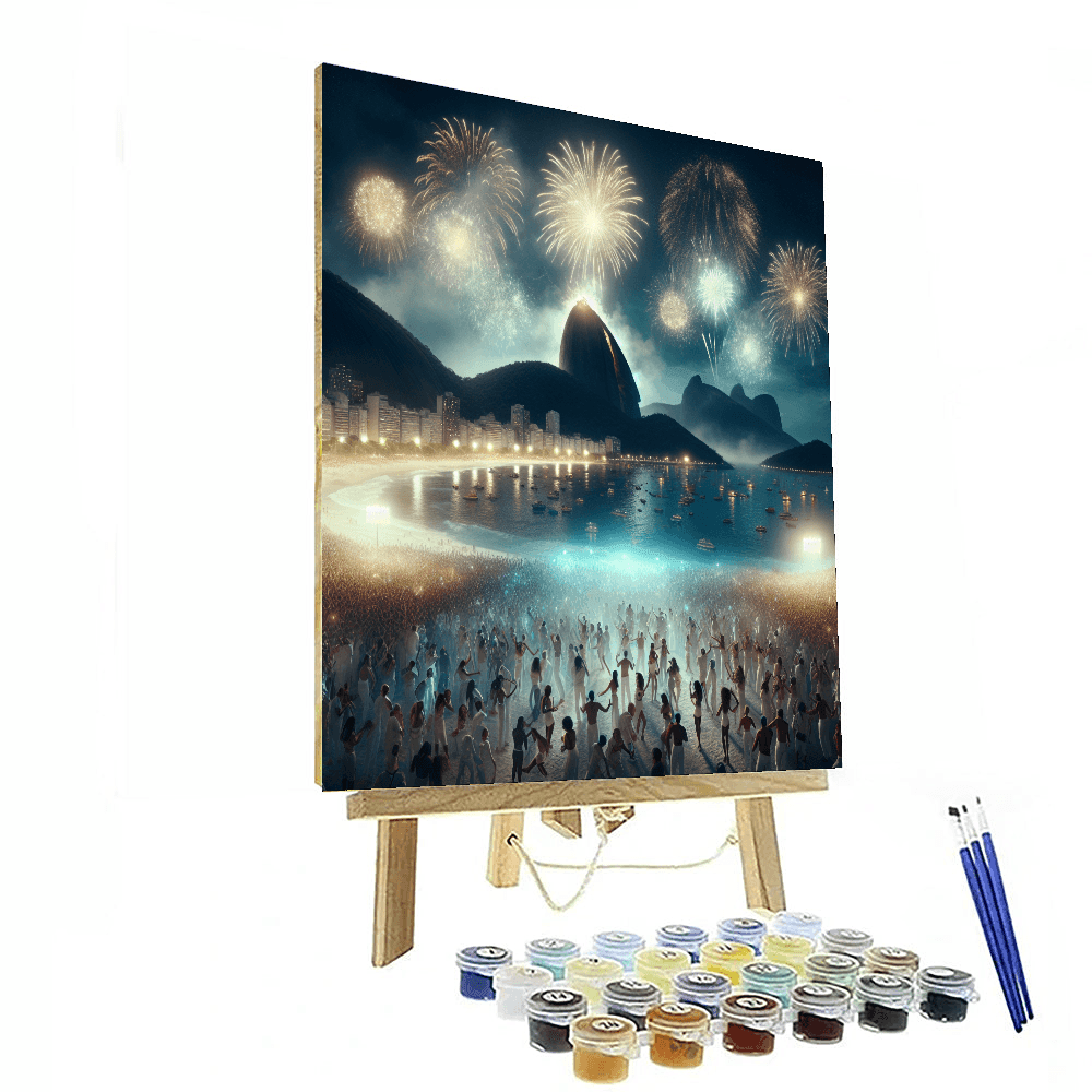 The Sugarloaf Mountain New Year's Eve Number Painting