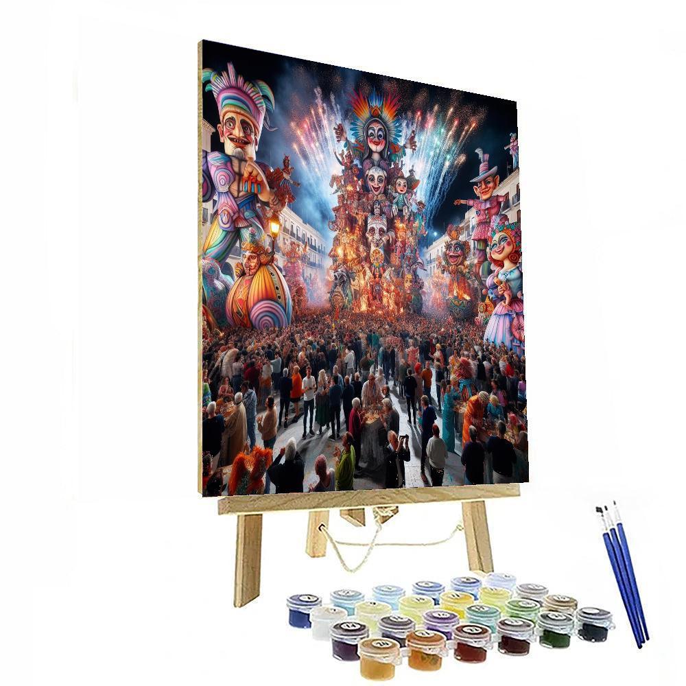 Las Fallas Festival Paint By Number