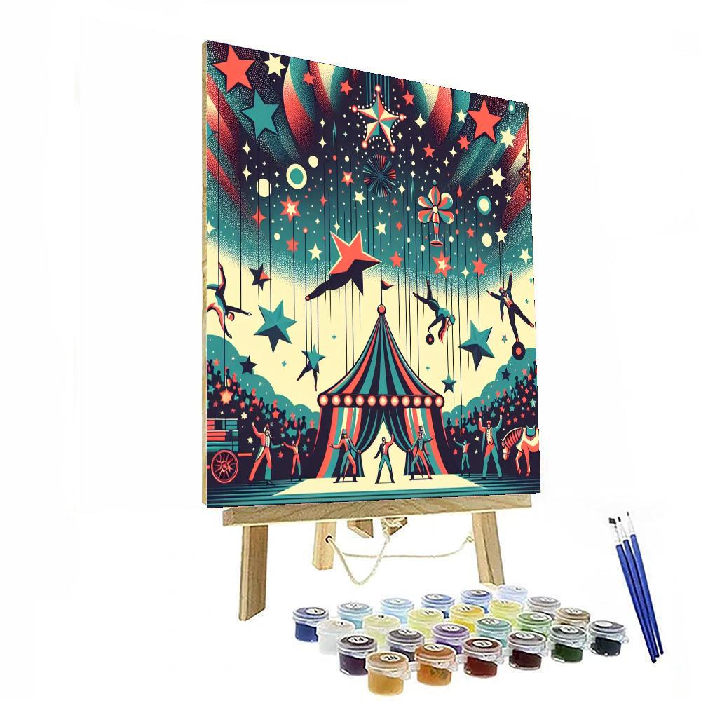 Magical Stardust Circus Numbered Painting Kits