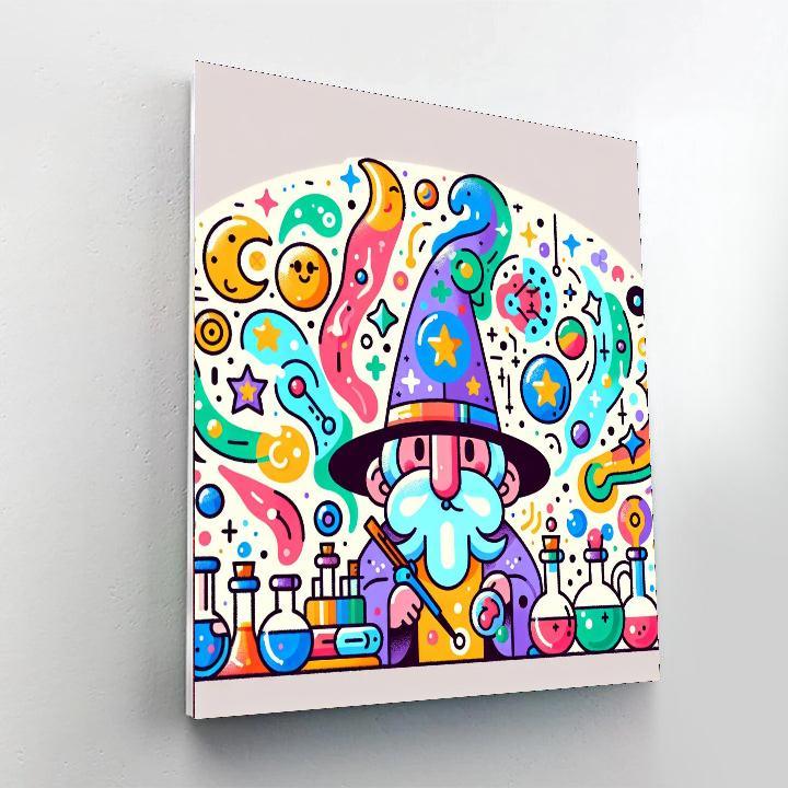 Whimsical Wizard's World Numbered Painting Kits
