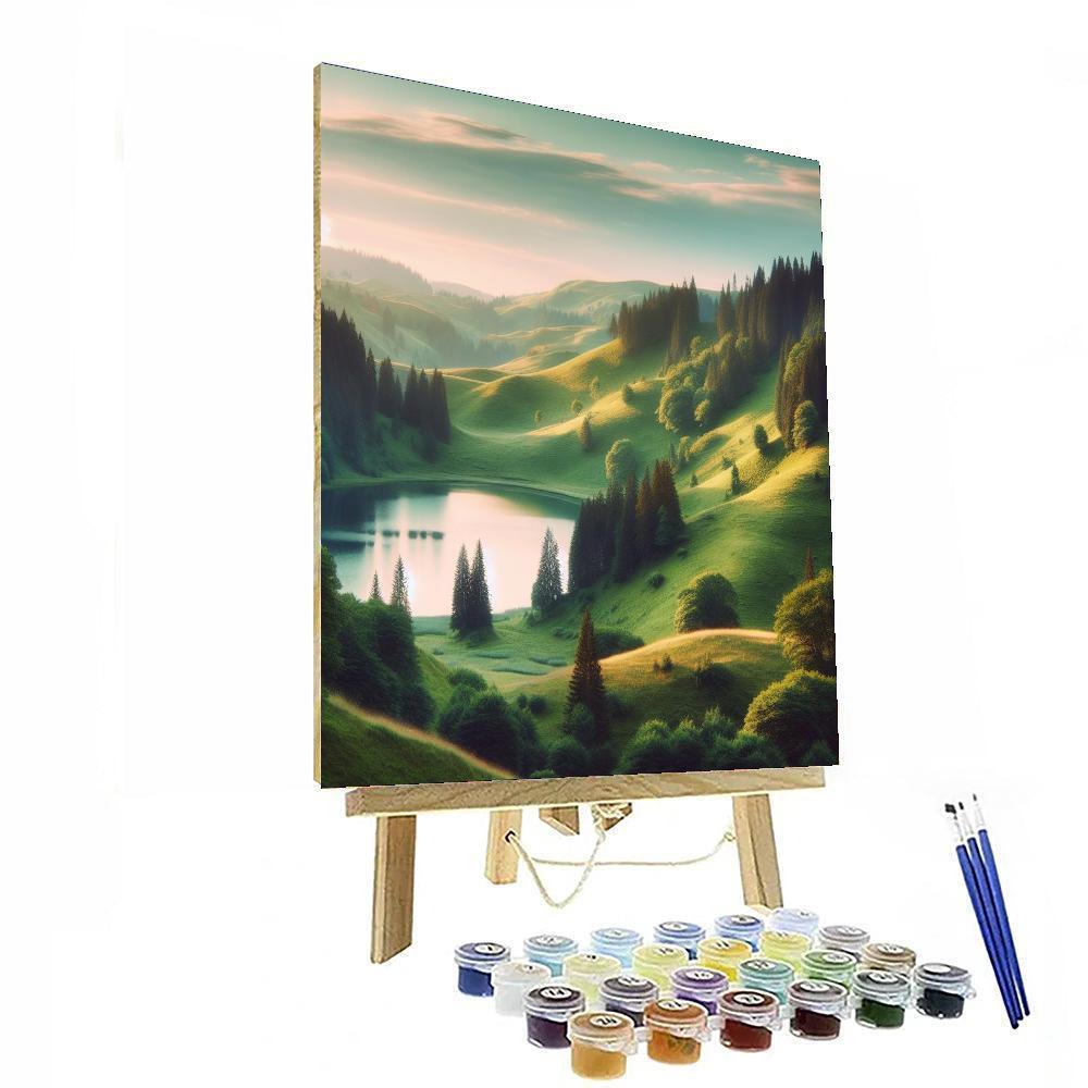 Classic Landscape Serenity Numbered Painting Kits