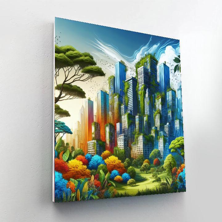 Bold Urban Jungle Paint By Numbers Kits