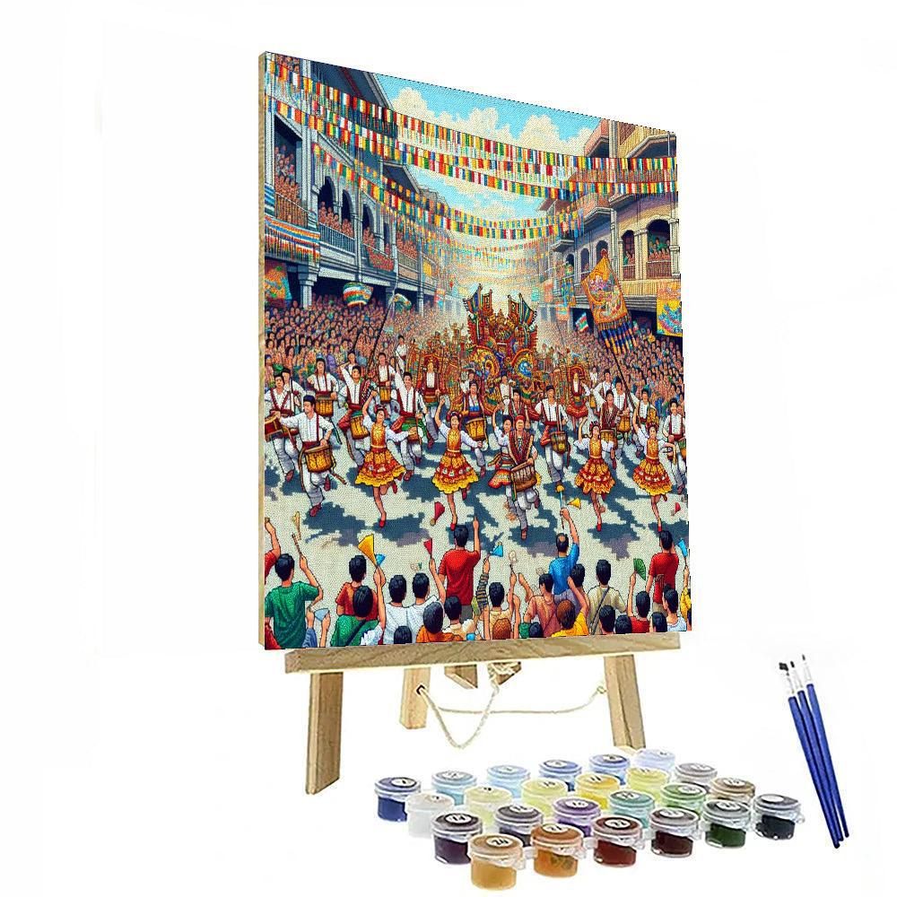 Sinulog Festival - Cebu City Paint By Numbers Art