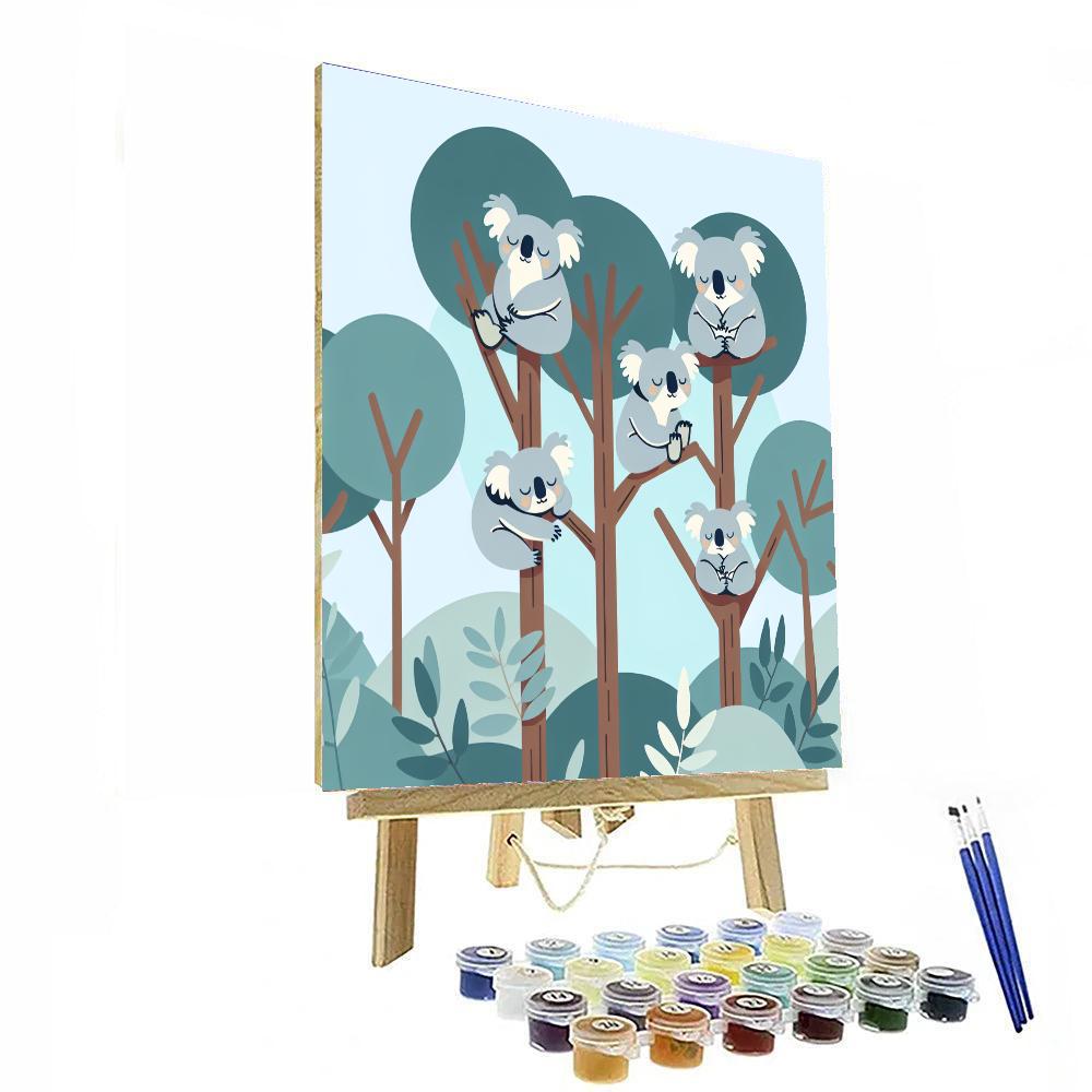 Caring Koala Community Painting By Numbers Kit