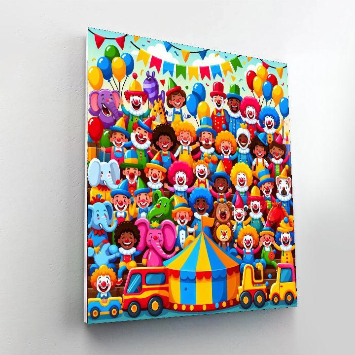 Cheerful Carnival Day Paint By Number