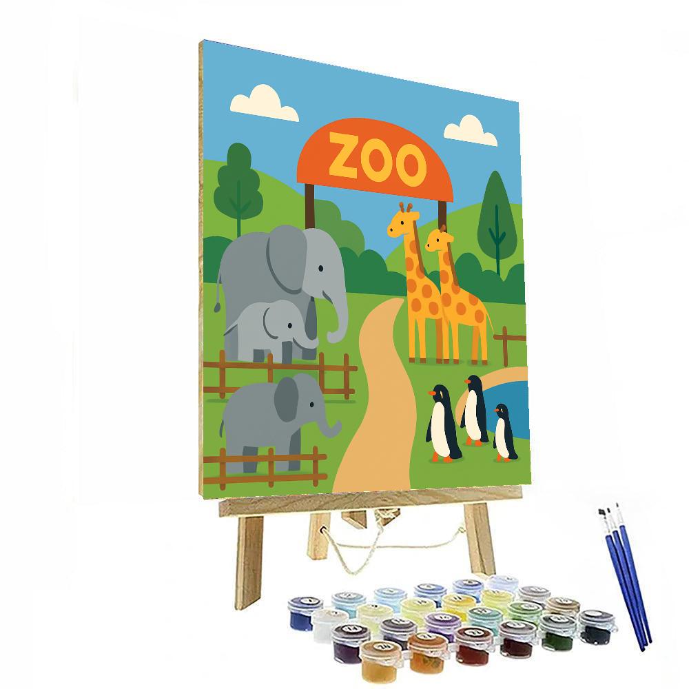 Zoo Discovery Paint By Numbers Kits