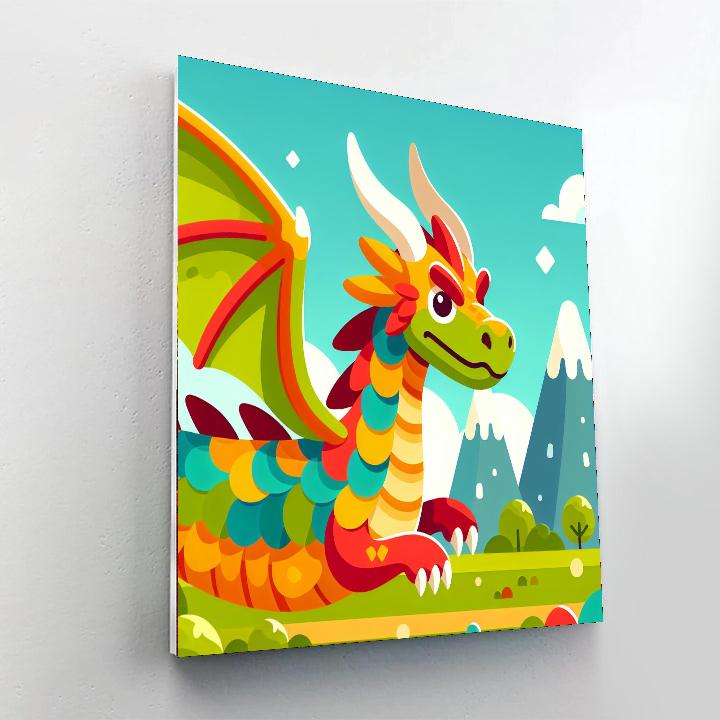 Adventure Dragons Paint By Numbers Art