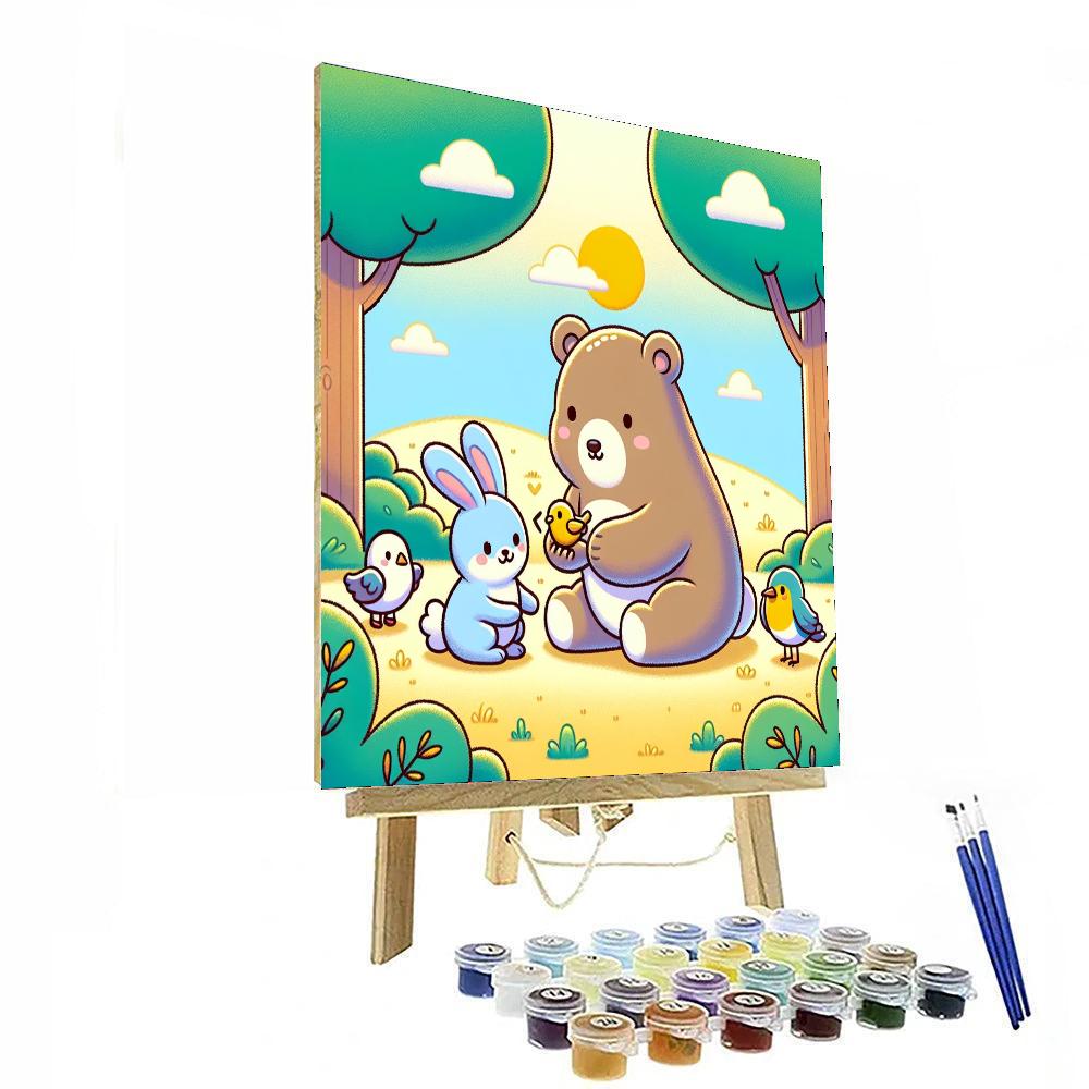 Caring Critters Paint By Numbers Art