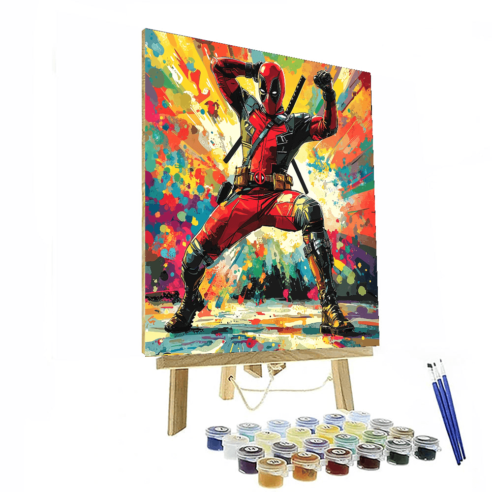 Ryan Reynolds: Unmasking The Charismatic Merc With A Mouth Painting By Numbers Kit