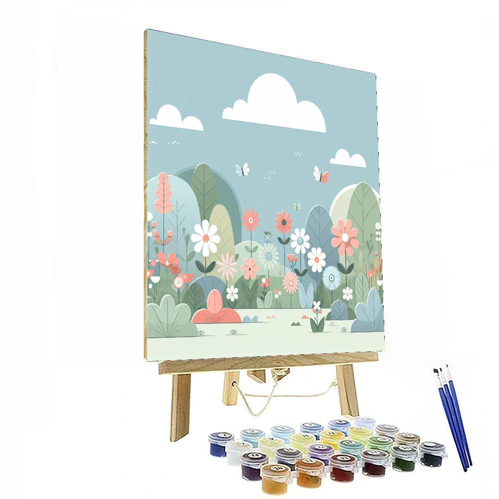 Harmony In A Garden Paint By Numbers Art