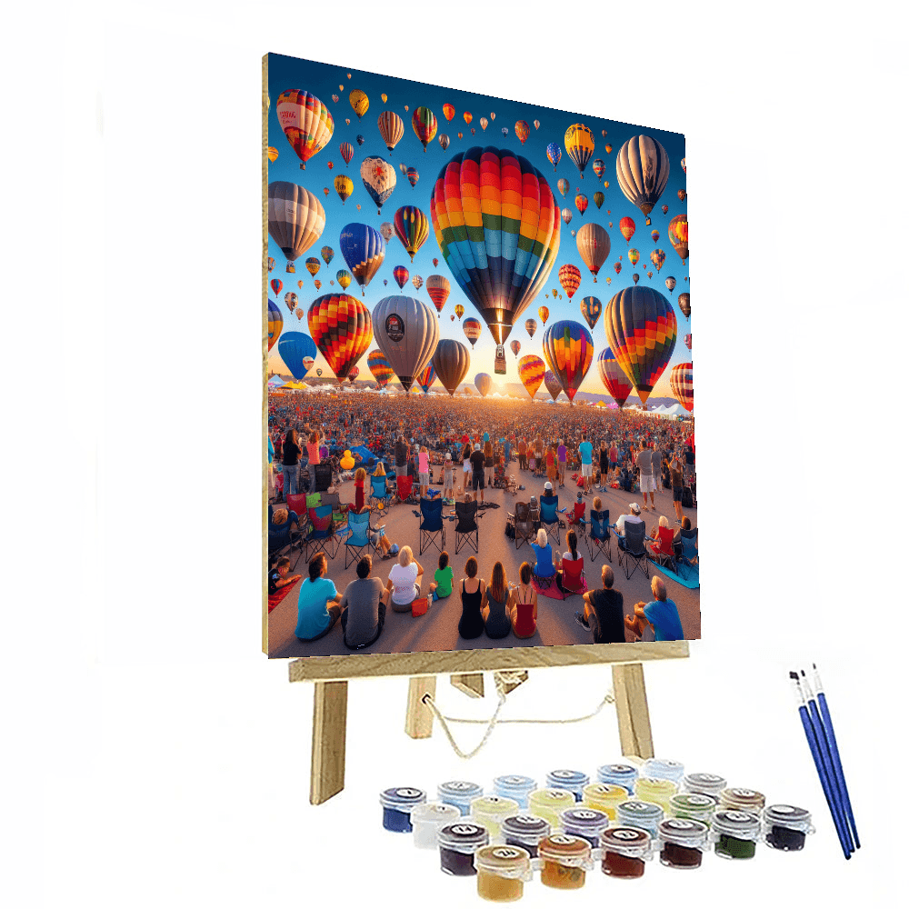 Festival Internacional Del Globo - León, Mexico Painting By Numbers Kit