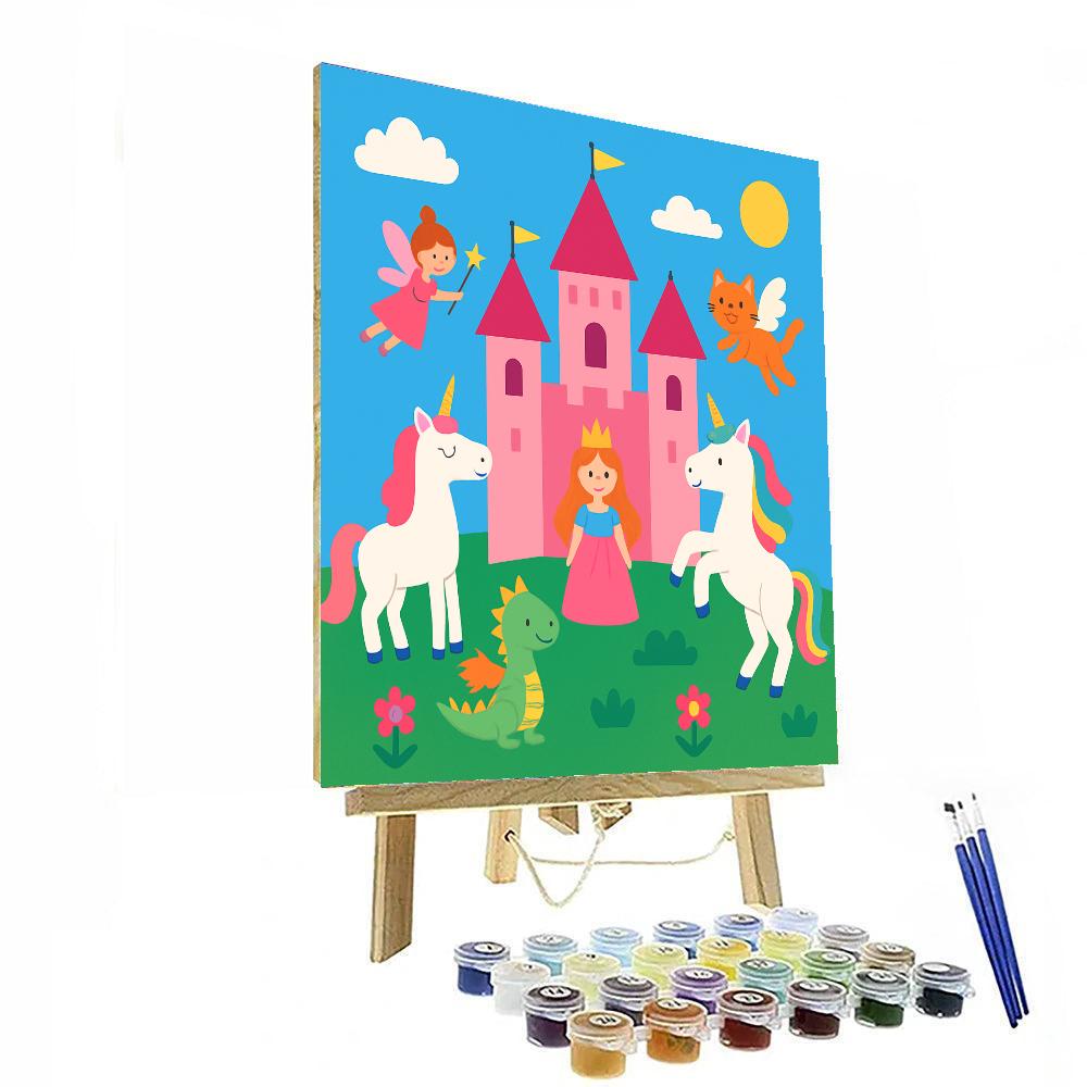 Castle Creatures Painting By Numbers Kit