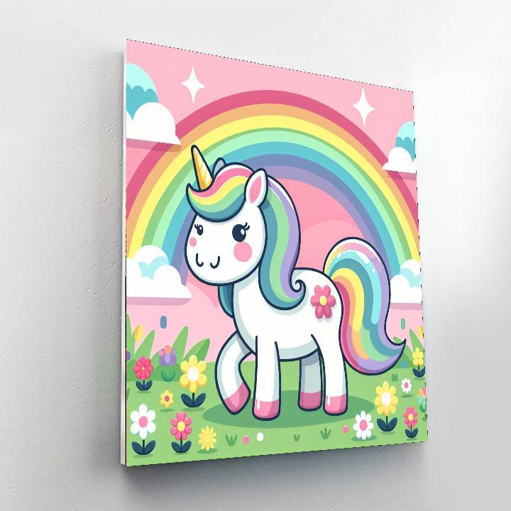 Mighty Unicorn Paint By Number