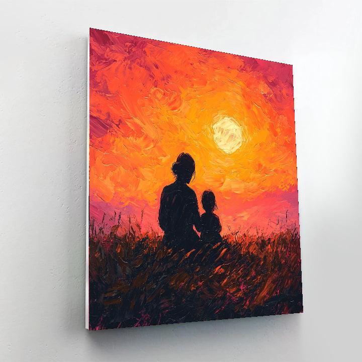Embracing Sunset Paint By Numbers Kits