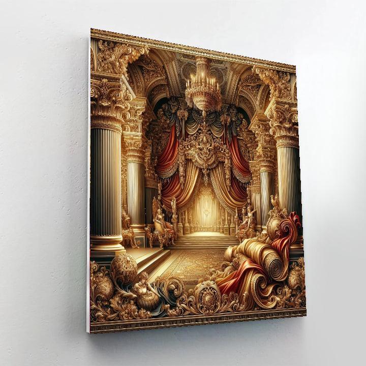 Elegant Baroque Opulence Paint By Color