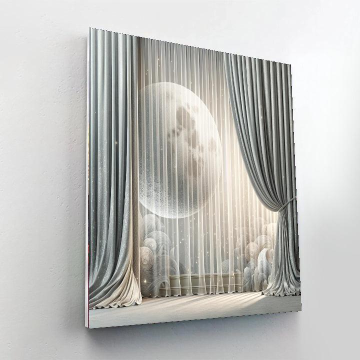 Silver Moon Curtains Paint By Number