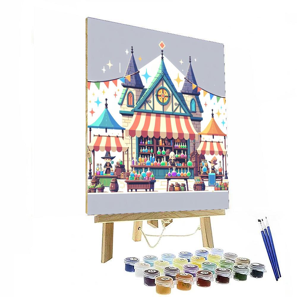 Magical Marketplace DIY Paint By Numbers