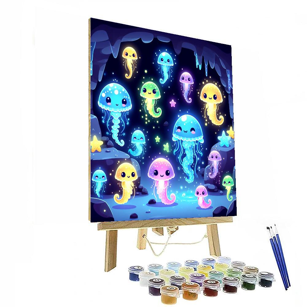 Glowing Grotto Gathering Numbered Painting Kits
