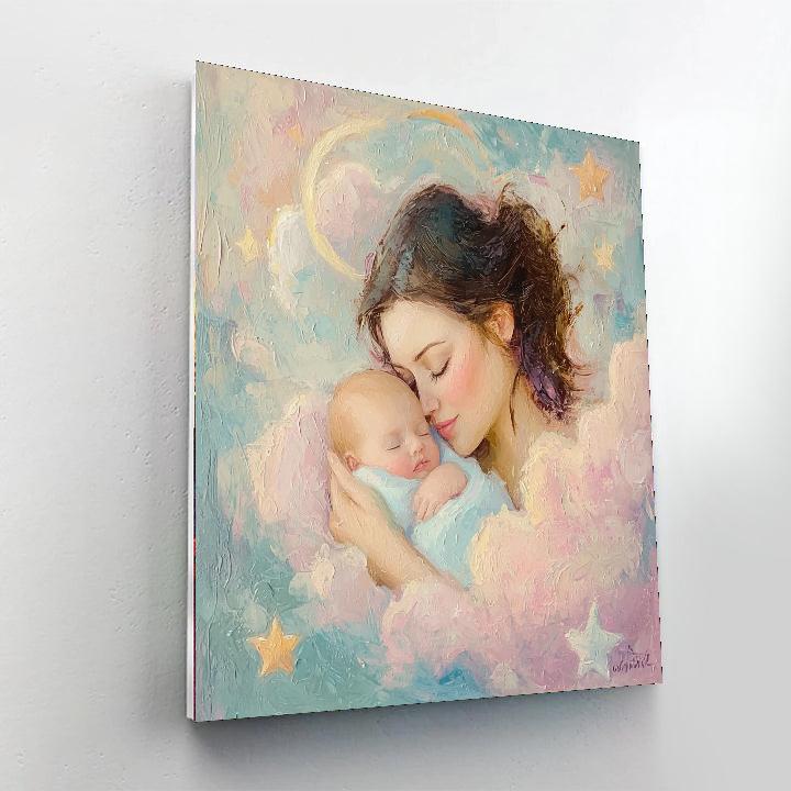 Motherly Nurture Number Painting