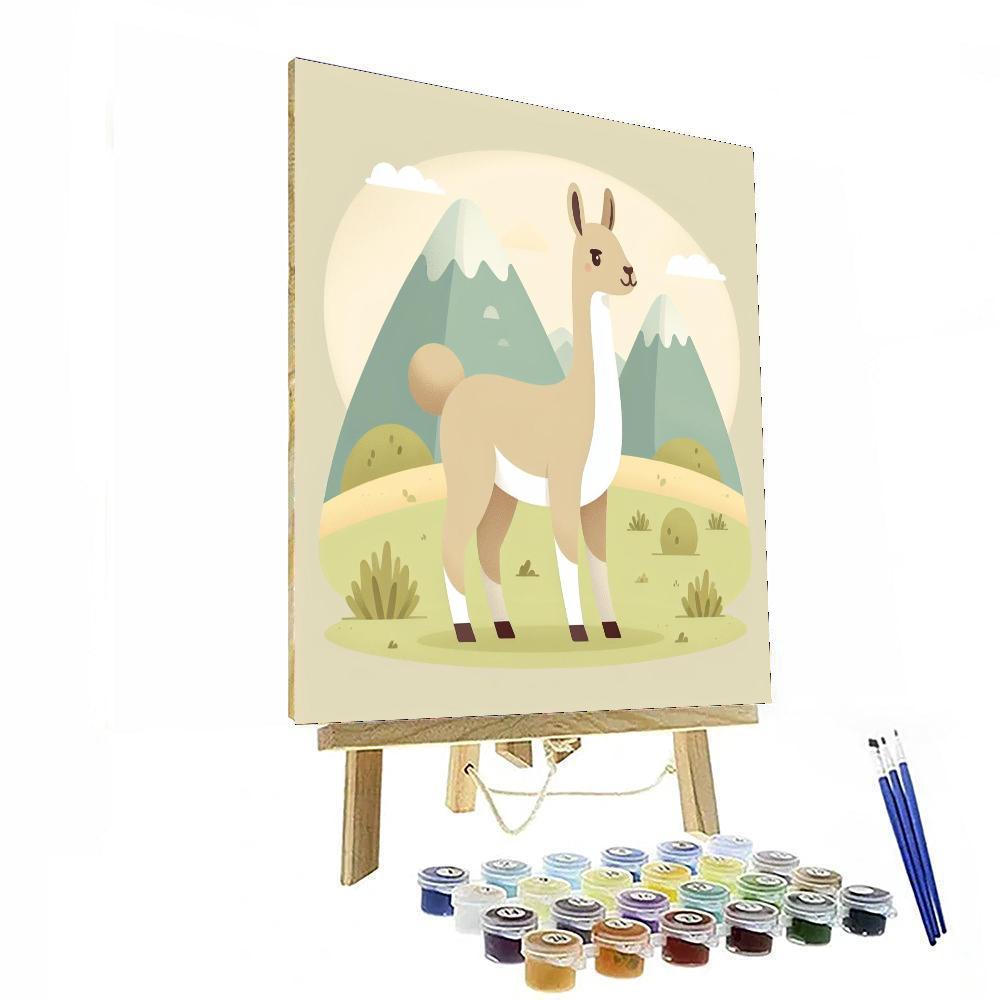 Vivacious Vicuna Paint By Numbers Art