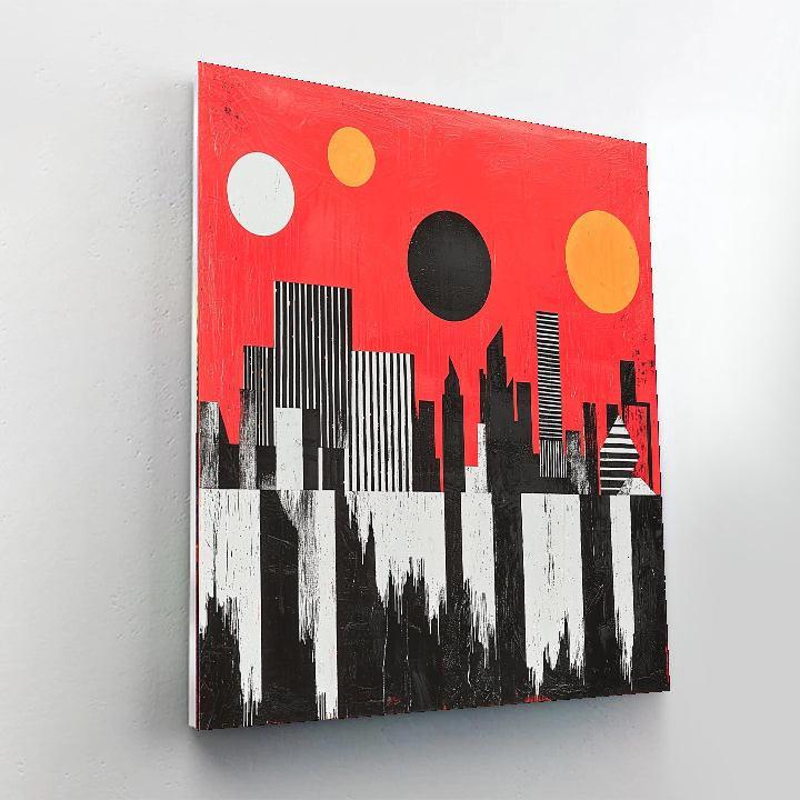 Banksy Inspired Urban Discontent  Paint By Number