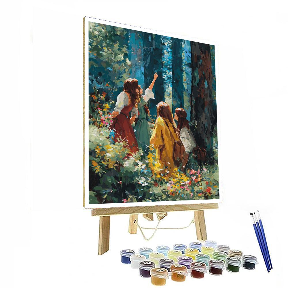 Nature's Loving Embrace DIY Paint By Numbers