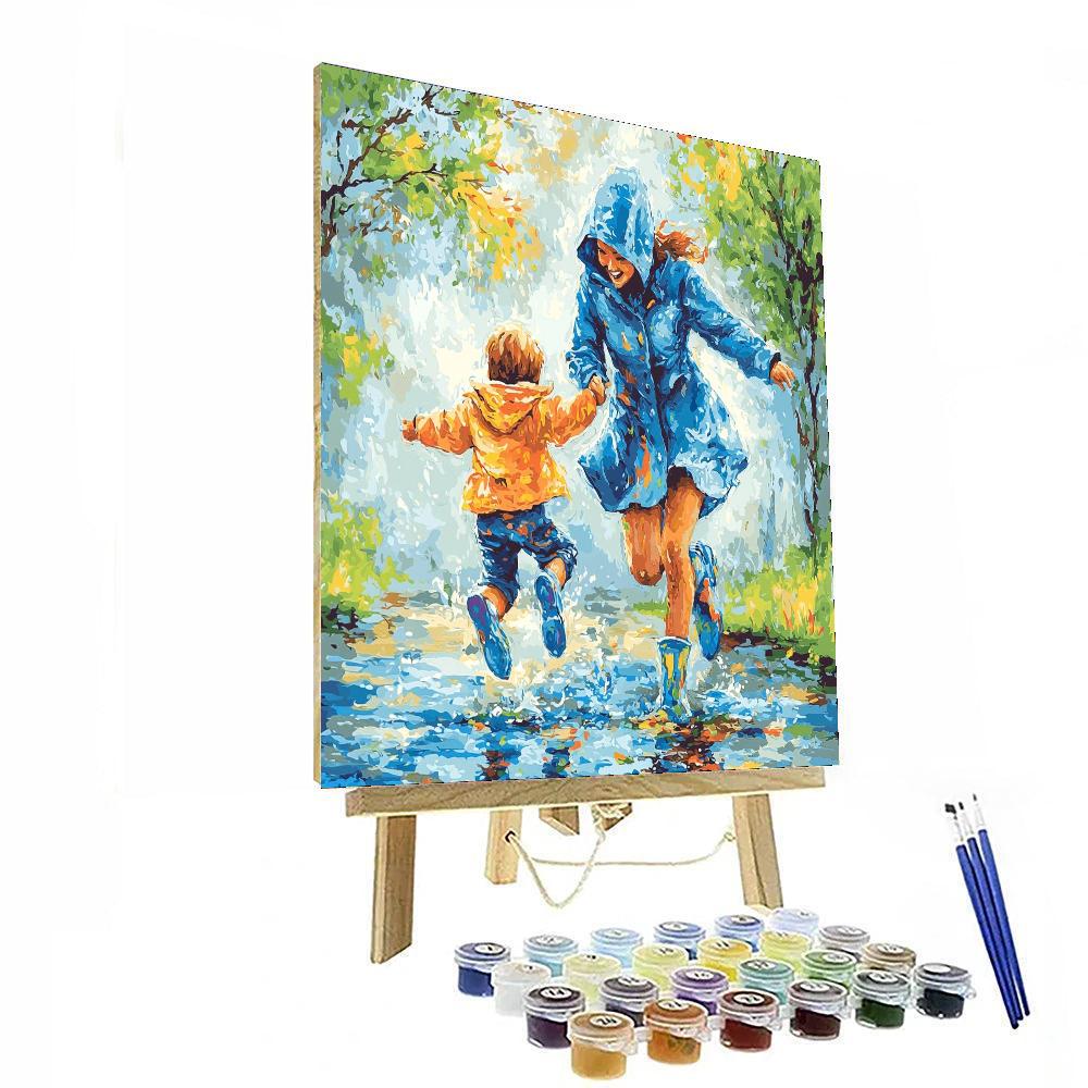 Together In The Rain Paint By Number