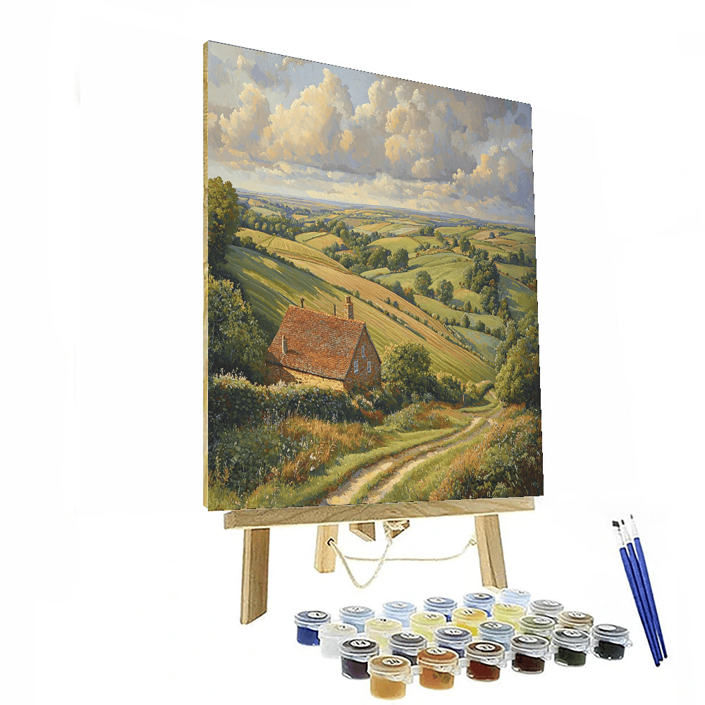 John Constable Inspired Rural Tranquility  Paint By Numbers Kits