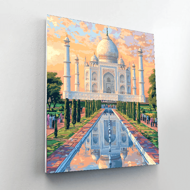 Taj Mahal Paint By Numbers