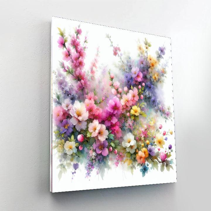 Blossoms Of Springtime Paint By Numbers Art