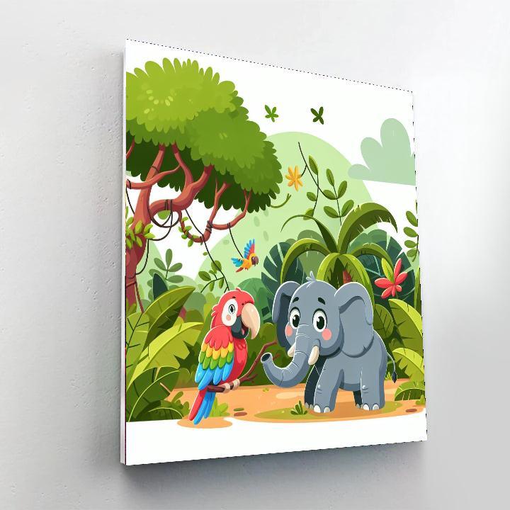 Wildlife Jungle Safari Paint By Number