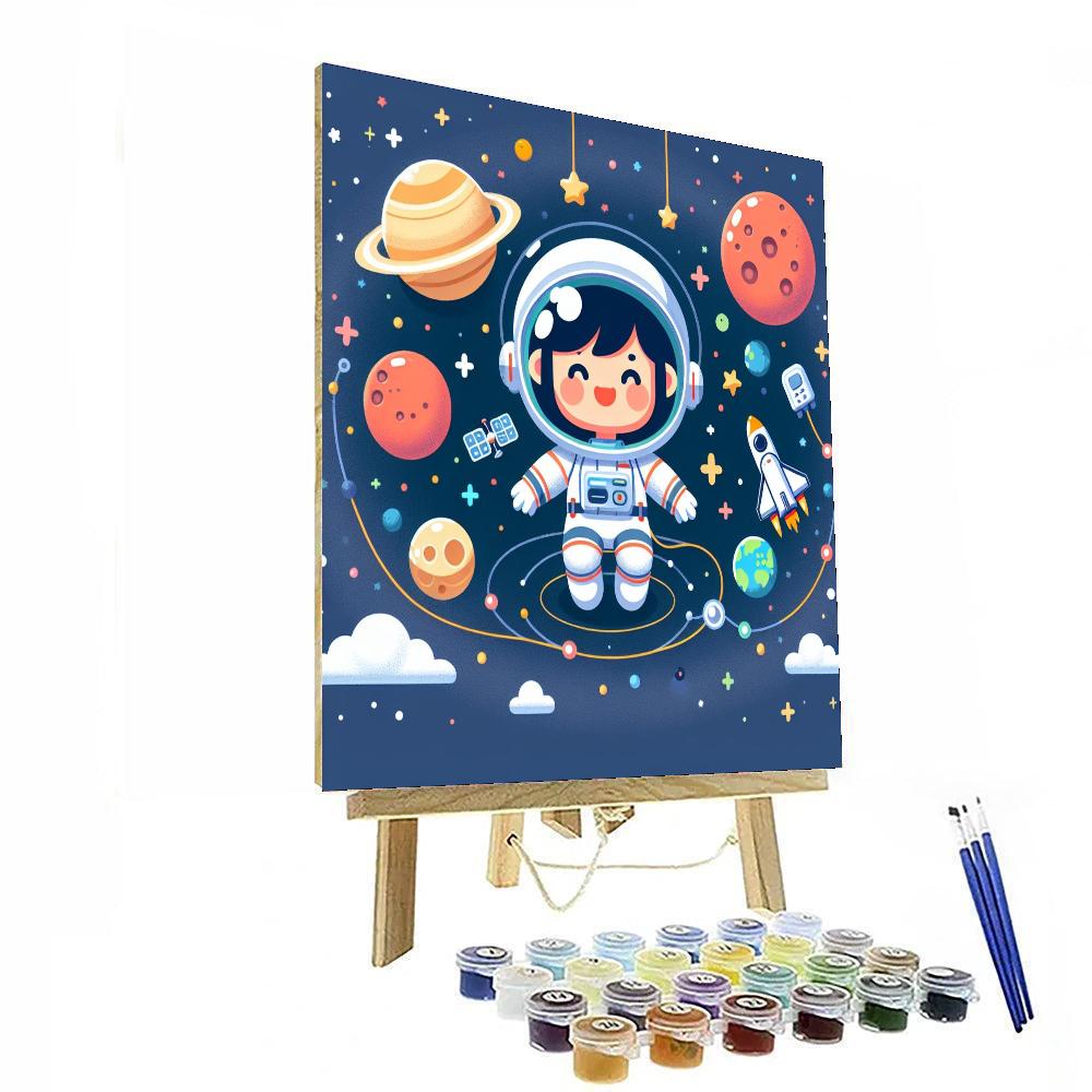Astronaut Academy Painting Number Kit