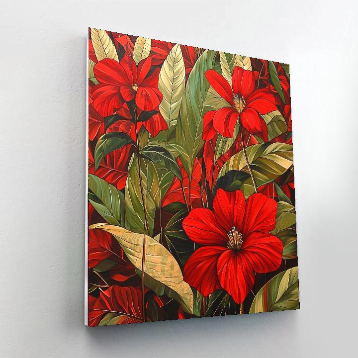 Frida Kahlo Inspired Resilient Beauty  Painting Number Kit