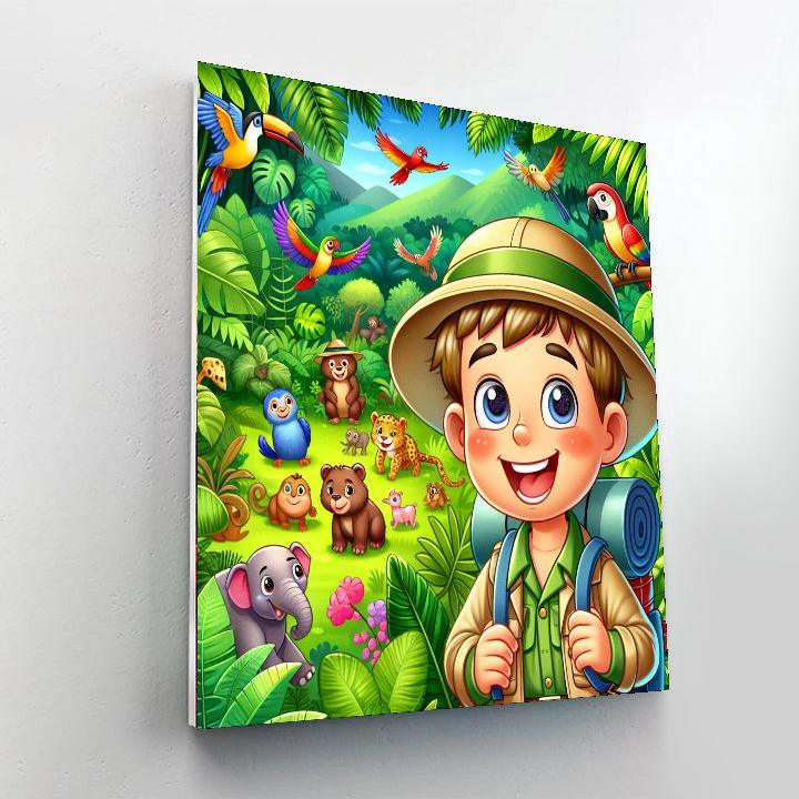 Rainforest Explorer Adventure Paint By Numbers Kits