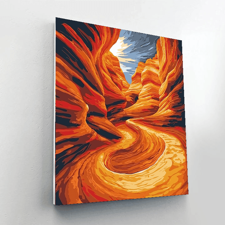 Antelope Canyon Waves Paint By Numbers Kits