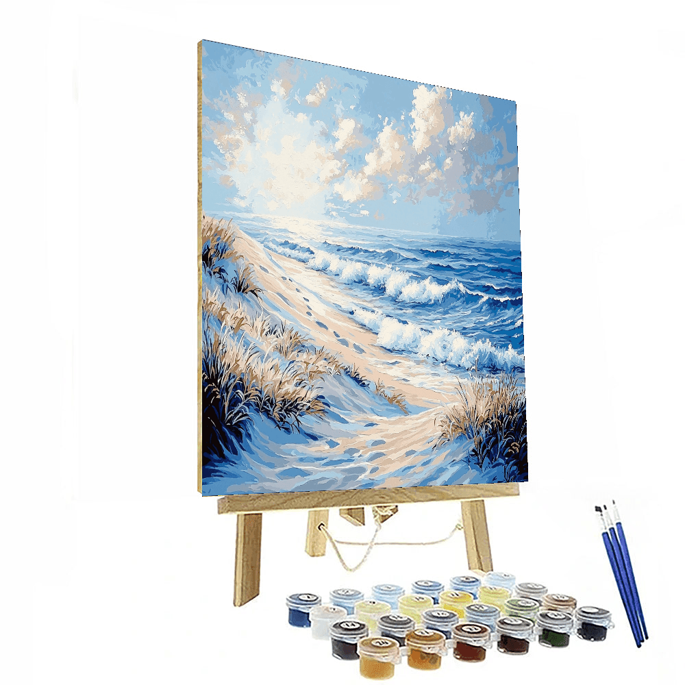 Claude Monet Inspired Breezy Dunes  Numbered Painting Kits