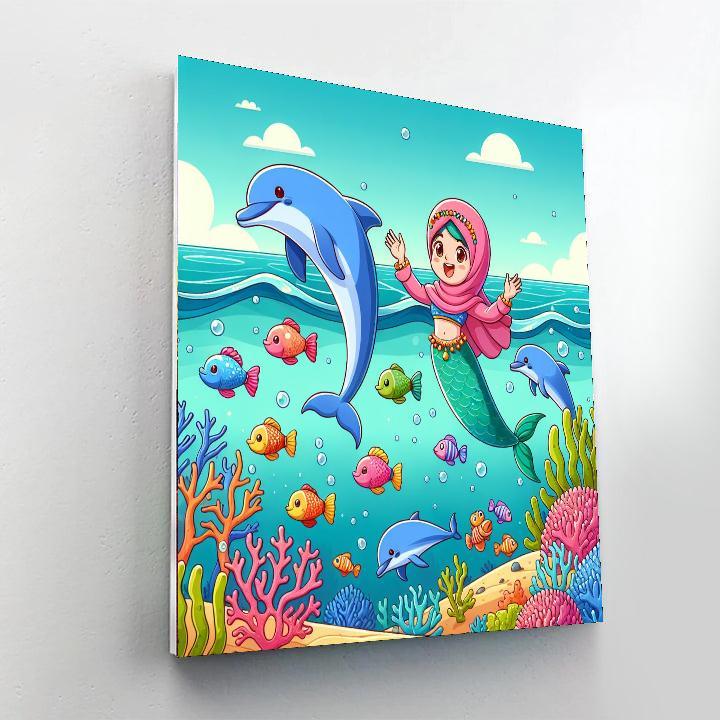 Underwater Fantasy Quest Painting By Numbers Kit