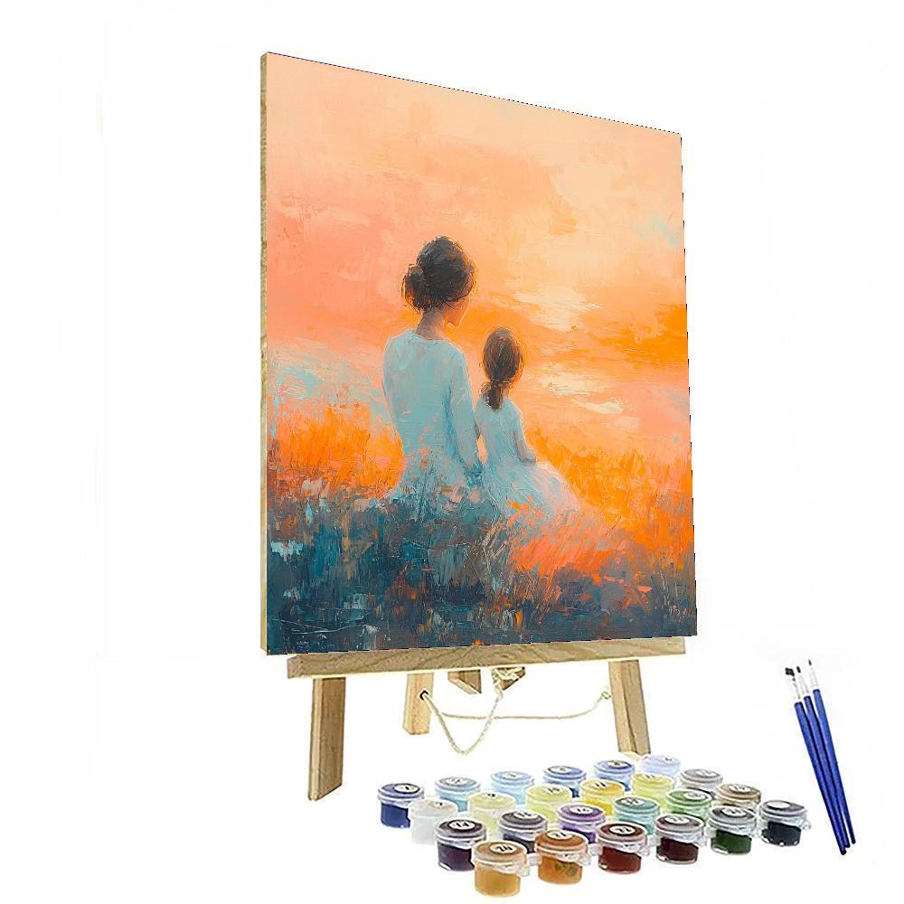 Sunset Strolls Paint By Number