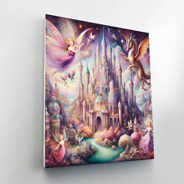 Fantasy Fairytale Scene Paint By Number