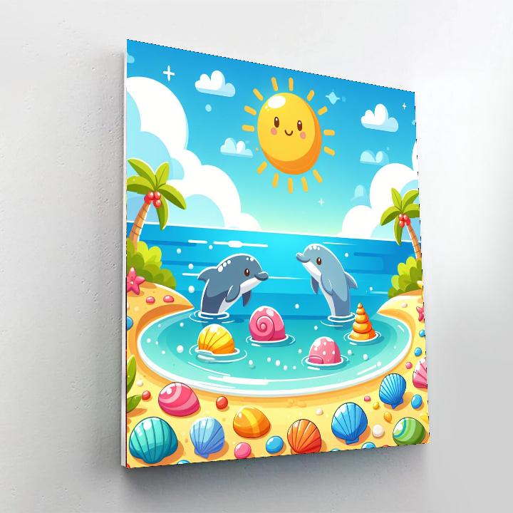 Seaside Stories Number Painting