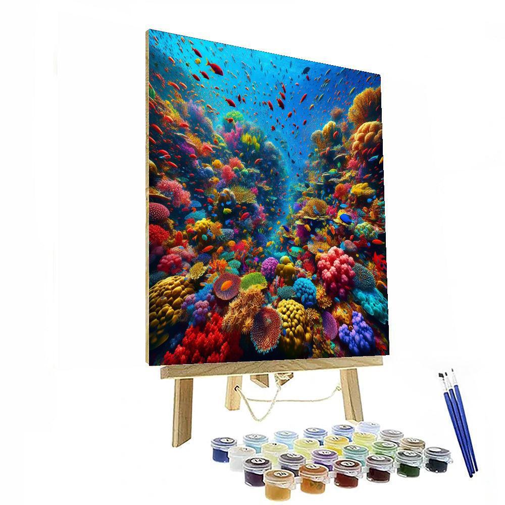 Coral Reef Splendor Painting By Numbers Kit