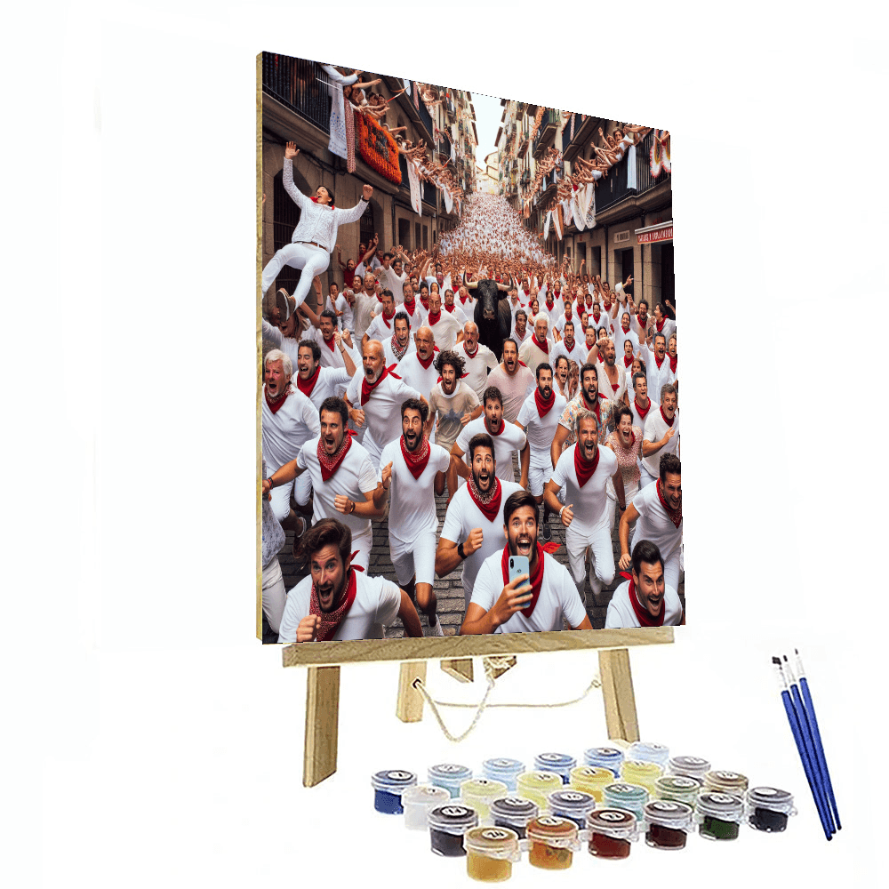 San Fermin - Spain Number Painting